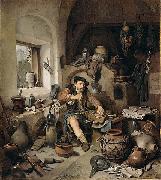 Cornelis Bega Alchemist by oil painting